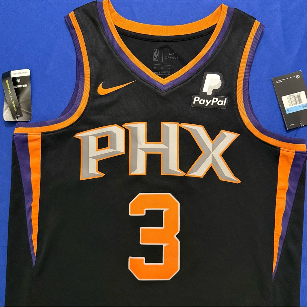 Rare Nike Kelly Oubre Jr. Phoenix Suns #3 Black Statement Swingman Jersey 44 M
